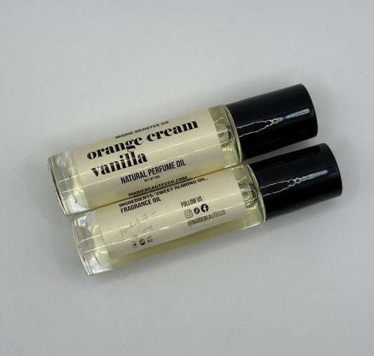 Orange Cream Vanilla Roll on Perfume Oil | Roll on Oil | Perfume Oil | Natural Perfume | Roll on Fragrance | Scented Oil | Fragrance Oil