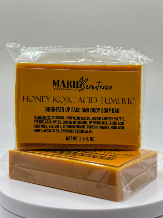 Honey Kojic Acid Tumeric Soap Bar