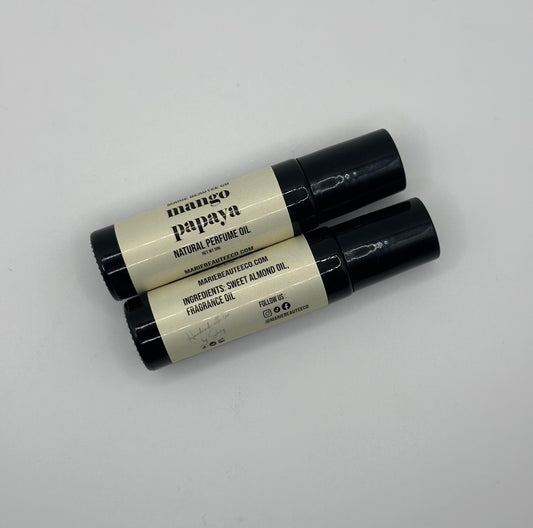 Mango Papaya Roll on Perfume Oil | Fruity Roll on Oil | Perfume Oil | Natural Perfume | Roll on Fragrance | Scented Oil | Fragrance Oil