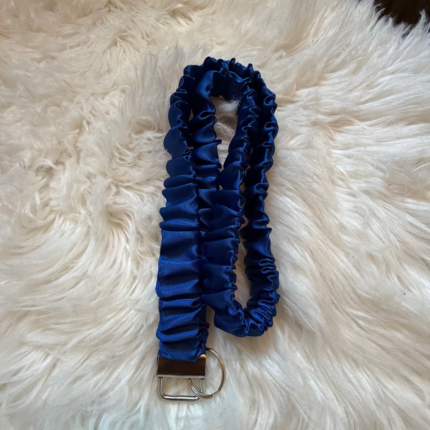 Satin Scrunchie Lanyard
