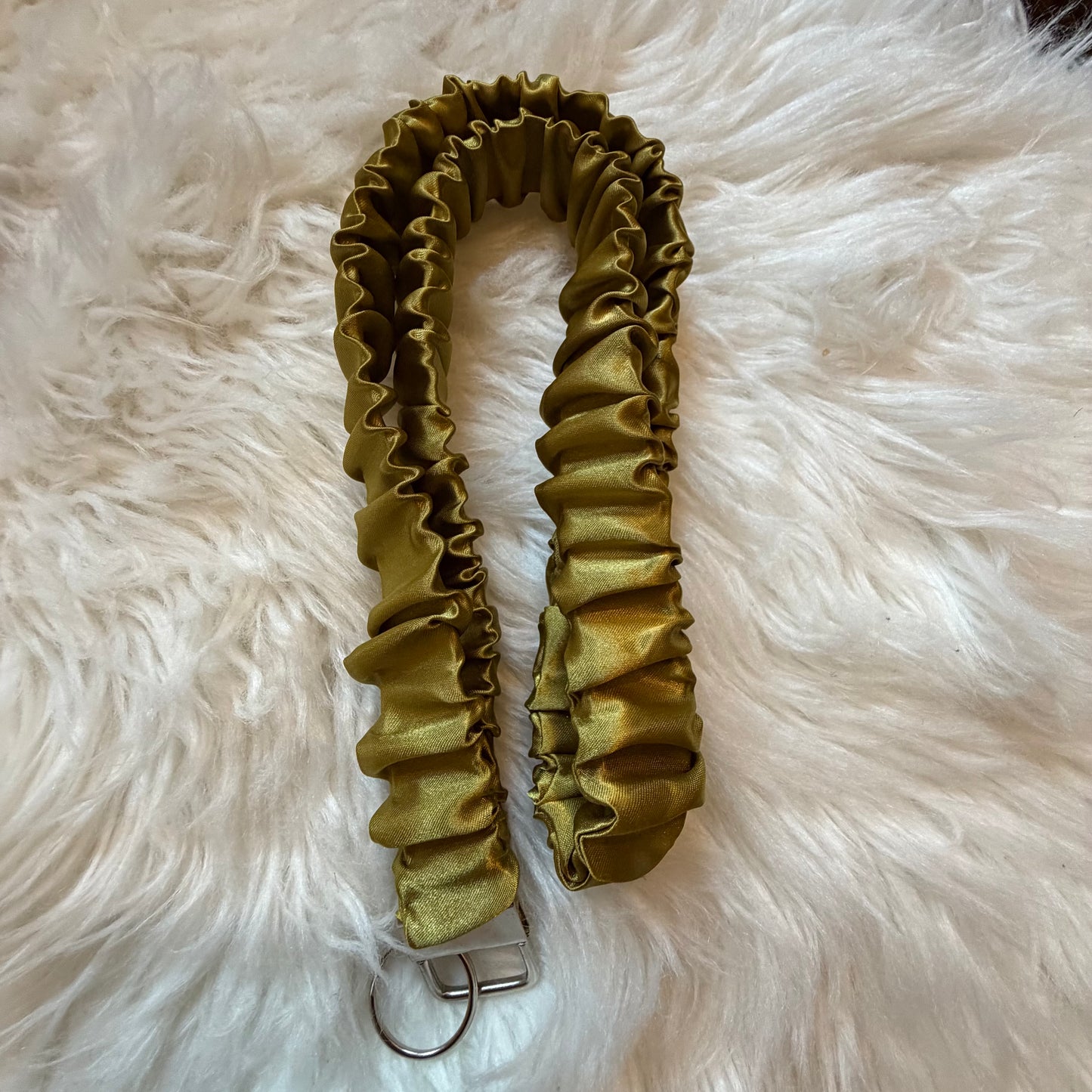 Satin Scrunchie Lanyard