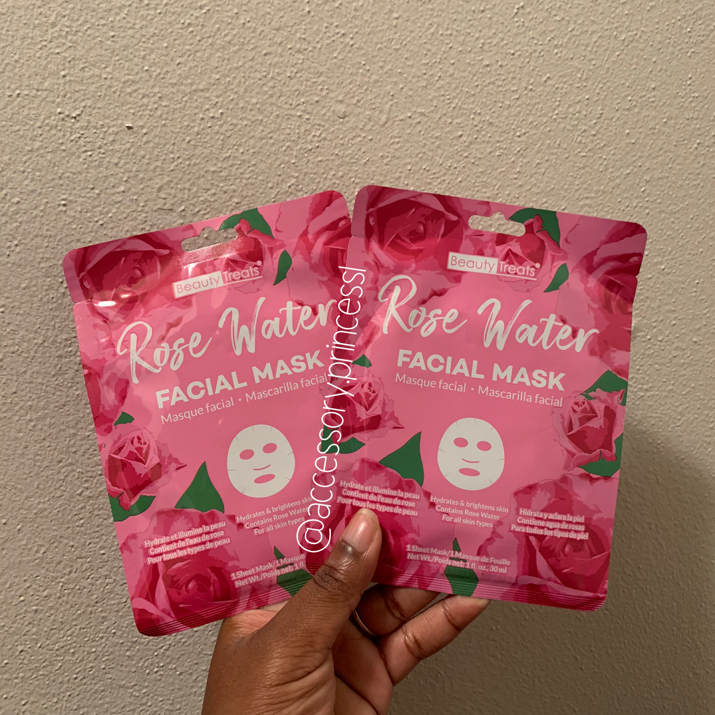 Rose Water Face Mask